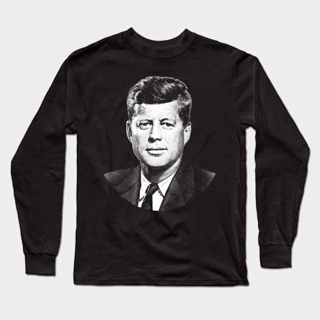 President John F. Kennedy Long Sleeve T-Shirt by warishellstore